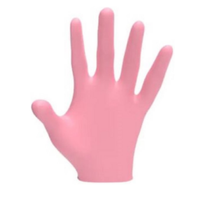 L3VEL3 Nitrile Handschoenen 100pcs - PEARL PINK - LARGE