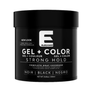Elegance Hair Black Gel Dekt Grijs/Wit Haar 250ml